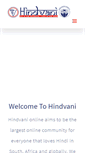 Mobile Screenshot of hindvani.co.za